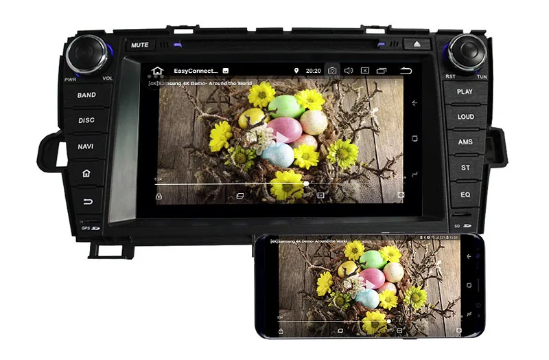 Top Belsee 4GB GPS Android 8.0 Car DVD Radio Multimedia Player Head Unit for Toyota Prius Left Hand Drive 2009 2010 2011 2012 2013 6