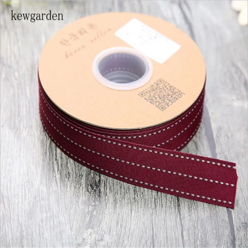 Kewgarden корсажные ленты в горошек 3/8 дюйма 5/8 1 дюйм 1/2 DIY бант атласная лента