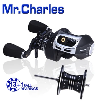 

MrCharles 13BB+1RB NMB 6.5:1 Cyclone1505/1510 Bait Casting Fishing Reel Bearing Baitcasting Fihsing Reels