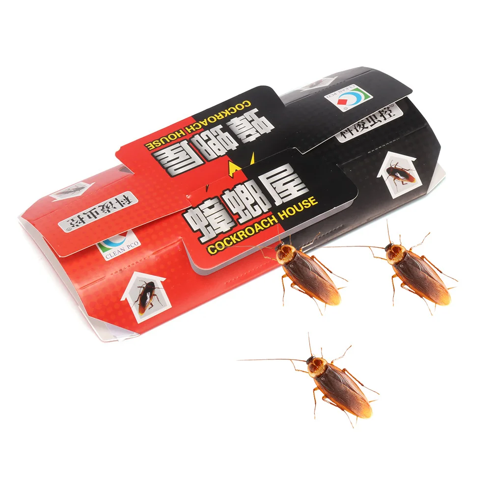 10pcs Cockroach House Cockroach Trap Repellent Killing Bait Strong