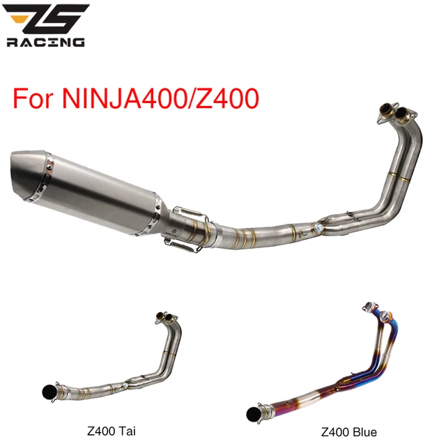 Buy ZS Racing 51mm Motorcycle Full Systems Middle Pipe