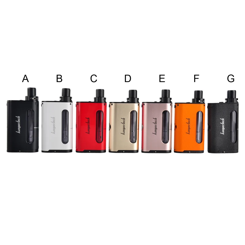 

kangertech kanger CUPTI 75W TC AIO Electronic Cigarette Kit with 5ml Atomizer tank SS316L 1.5ohm CLOCC coil Top fill and airflow