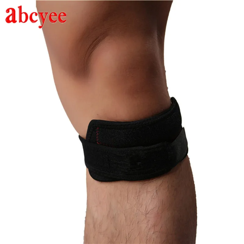 

Leg Support Elastic(Rubber) Kneepad Joelheira for Sports Knee Protector Guard Brace Rodilleras Patella Protection Pads LT010OLE