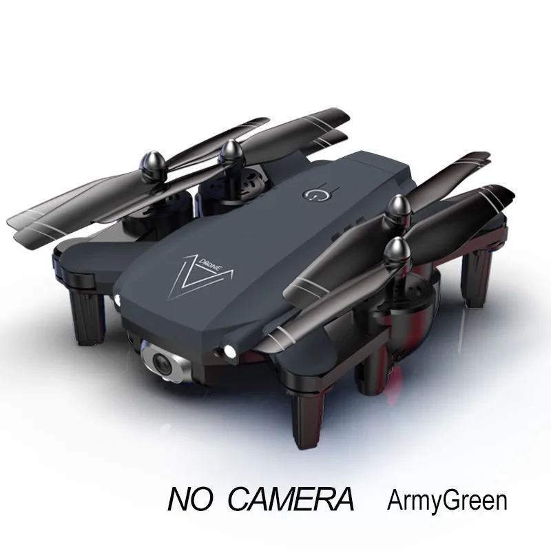 Дрон с камерой HD 1080P wifi FPV RC дроны gps оптическое положение потока воздушный вертолет 2,4G RC игрушки rc Квадрокоптер - Цвет: no camera black
