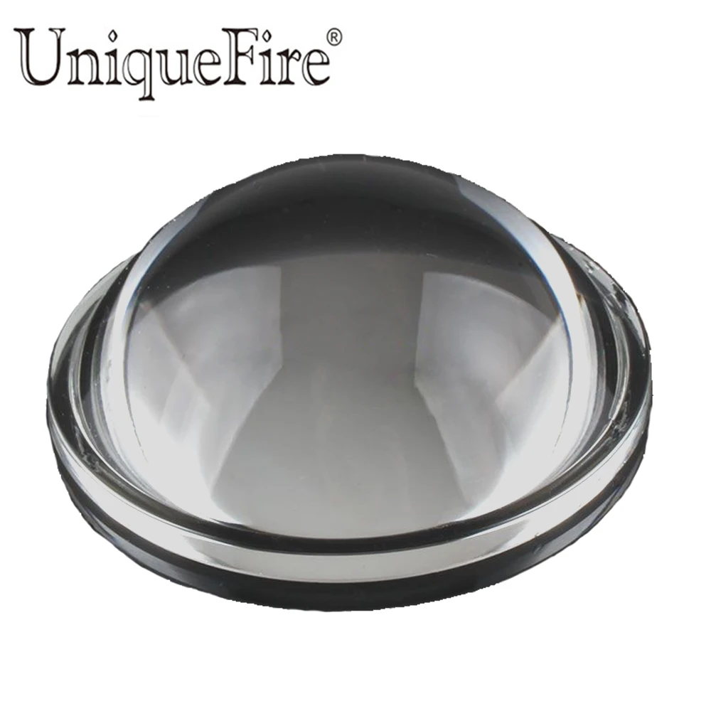 

UniqueFire LED Flashlight DIY T67 67mm Optical Glass Lamp Torch Convex Lens