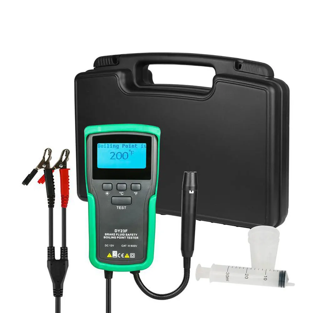 

Brake Fluid Boiling Point Tester Vehicle Automotive Brake System Tool Handheld Car Test Tool Brake Oil Check Gas Analyzers