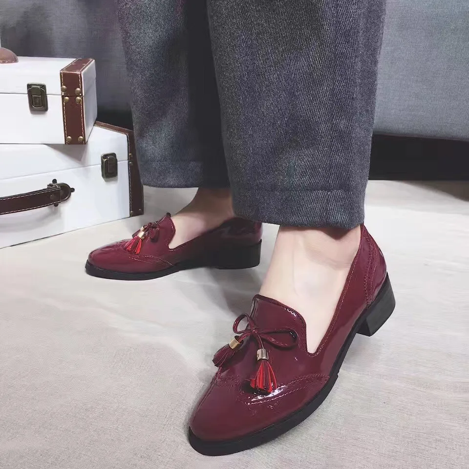 burgundy designer shoes