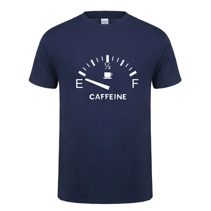 

Omnitee New Funny Empty Caffeine T Shirt Men Casual Cotton Summer Short Sleeve Need Coffee T-shirt Mans Tshirt OT-958
