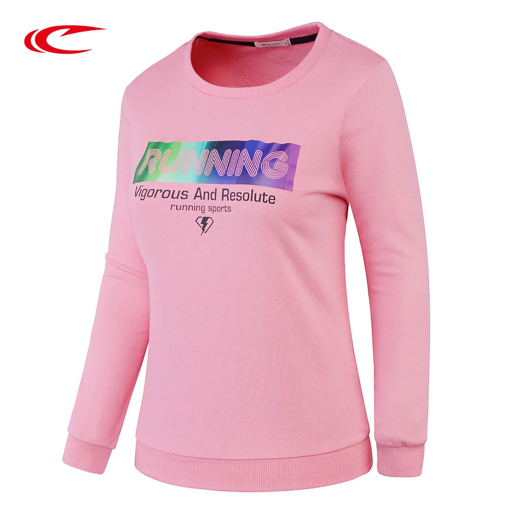 

SAIQI Women Sport Sweaters Spring Autumn Long Sleeve Exercise Breathable Elastic Training Shirts For Female