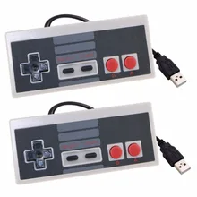 2pcs Wired USB Controller Gaming Joypad Joystick For Nintend NES Mini Classic Edition For PC Window 7/8/10 Raspberry Pi For Mac