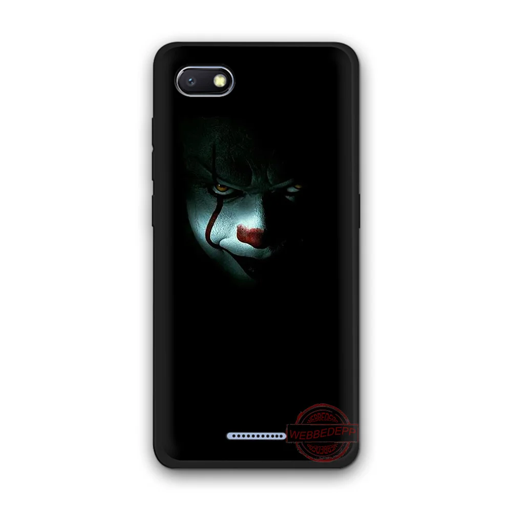 WEBBEDEPP Clown Terror IT TPU Phone Case for Redmi Note 6Pro 7Pro 4A 4X 5 5A 6A 8A 6Pro 7 S2 note 8