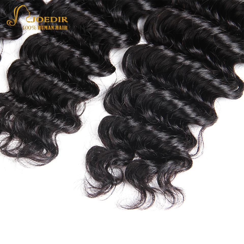 Joedir Brazilian 3pcs Human Hair Deep Wave Weave Bundles Natural Hair Weaving Machine Double Weft Hair Extensions No Tangle Joedir Brazilian 3pcs Human Hair Deep Wave Weave Bundles Natural Hair Weaving Machine Double Weft Hair Extensions No Tangle