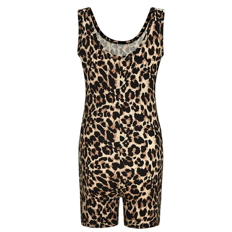 Fashion Leopard Print Jumpsuit Sexy Backless Sleeveless Playsuit Tank Tops Short Romper Women Sexy Club Playsuit Casual Overalls Fashion Leopard Print Jumpsuit Sexy Backless Sleeveless Playsuit Tank Tops Short Romper Women Sexy Club Playsuit Casual Overalls