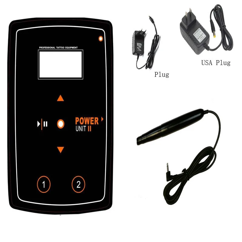 

New Black Pen LCD Screen Dermograph Swiss Motor Permanent Makeup Eyebrow Lips Tattoo Machine For Easyclick