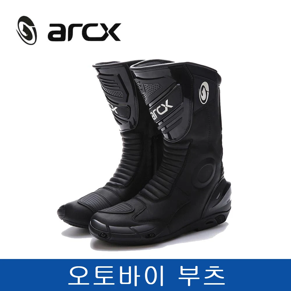 ARCX de la motocicleta botas de cuero genuino de vaca de Motocross botas Moto botas de los hombres de la calle Moto botas