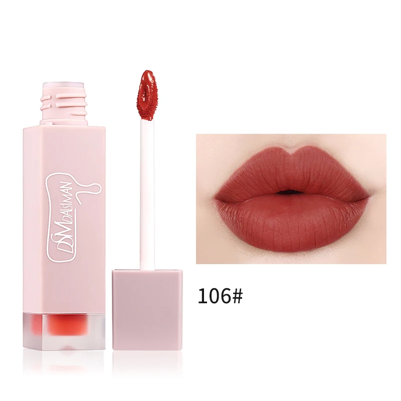 D.S.M Glitter Lip Gloss Sexy Private Label Lip Stain Base Pigment Beauty 6 Colors Clear Lipgloss Set - Цвет: 106