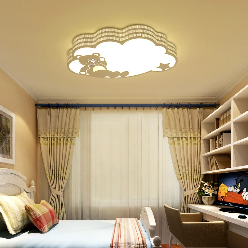 

Modern Cartoon Figure Creative Vivi LED Metal Acrylic Surface Mounted Ceiling Light Luminaire for Living Room Bedroom Decoration