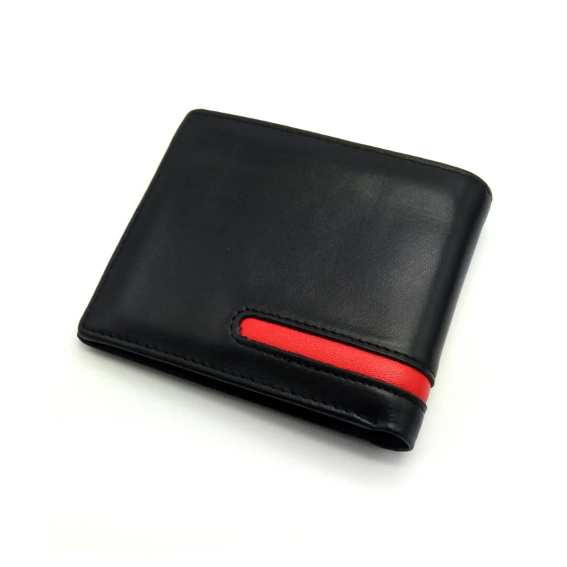R Badge Wallet Driving License Credit Card Holders Genuine Leather Car 