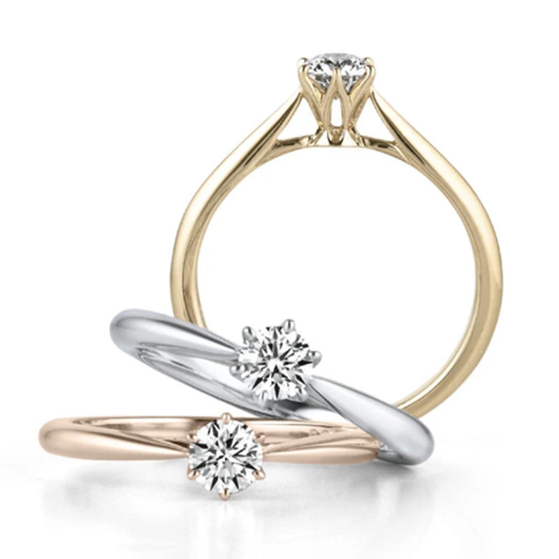 simple cz zircon wedding engagement rings (8)