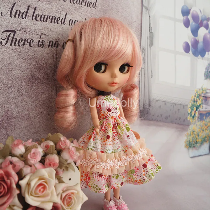

1PCS 1/6 Doll's Clothing Colorful Dot Dress for Blyth, Pullip, Licca, Azone Doll Clothes Accessories