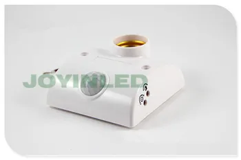 

LED IR Infrared Body Sensor Switch Intelligent Light Bulb Lamps Motion Sensing E27 socket led holder base