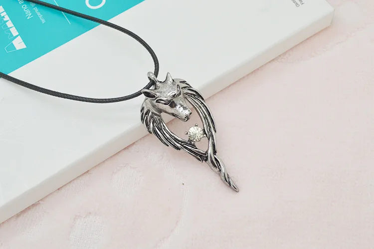 Fashion Punk Wolf Head Totem Pendants Statement Necklace Vintange Stainless Steel Choker For Men Jewelry Gifts Accessories