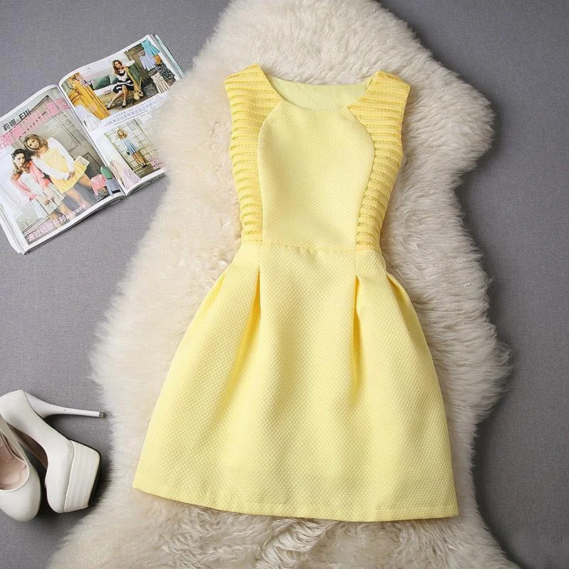 yellow dress summer