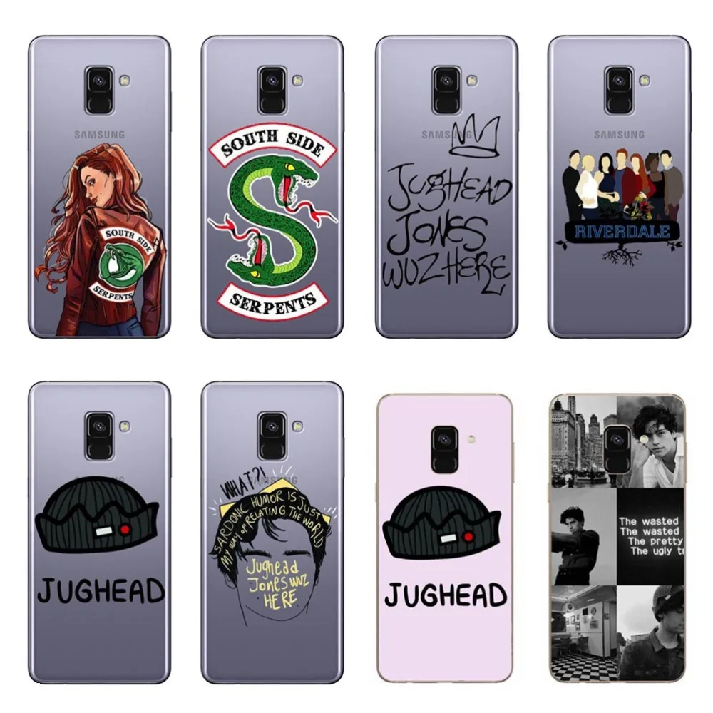 Американский Телевизор Riverdale Jughead Jones Woz Here South Side Serpents TPU для Samsung J3 J5 J7 2017 EU A6 A7 J6 J8 A3