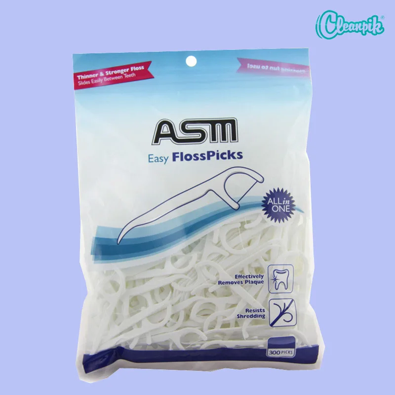 Dental Flosser 300pcs Interdental Brush Teeth Stick Toothpicks Floss