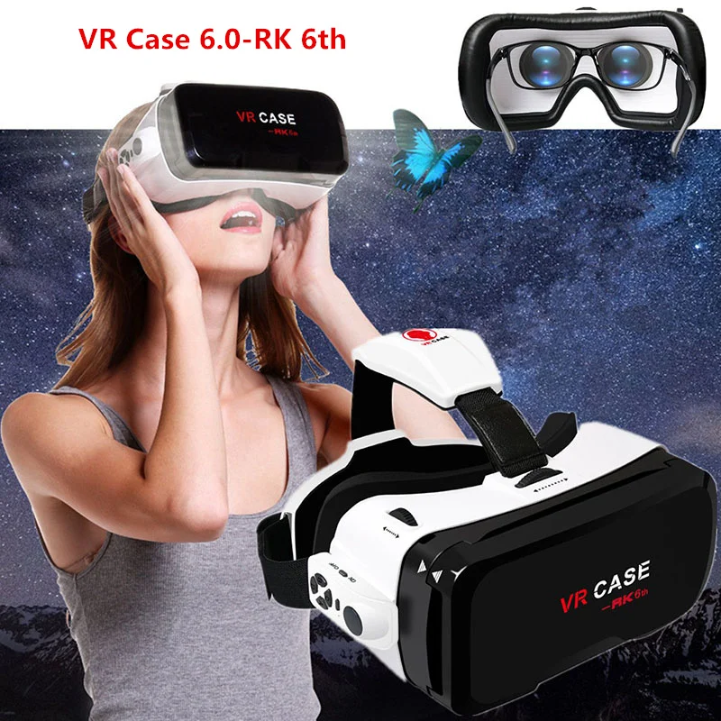 3D Eyes VR Headset VR Case 6.0 with Bluetooth Virtual Reality Glasses