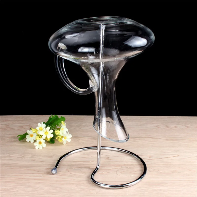 Buy Stainless Steel Wine Decanter Holder Drying Stand