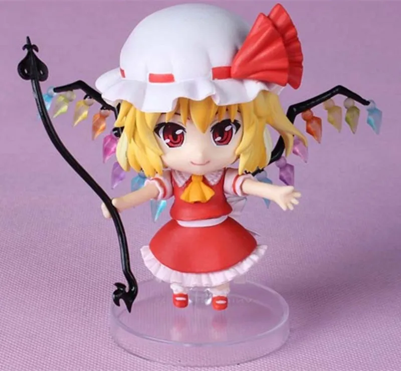Cute 4" Nendoroid Touhou Project Flandre Scarlet Boxed PVC Action