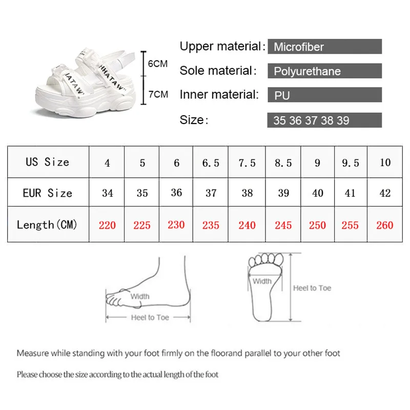 Smile Circle chunky sandals women fashion Ribbon Thick bottom Flat platform sandals women summer Shoes