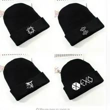 Kpop exo/ новинка, зимняя теплая шерстяная вязаная шапка унисекс, Зодиак, Vogue exo k-pop, корейский пуловер, пара черепов, закрытые шапки