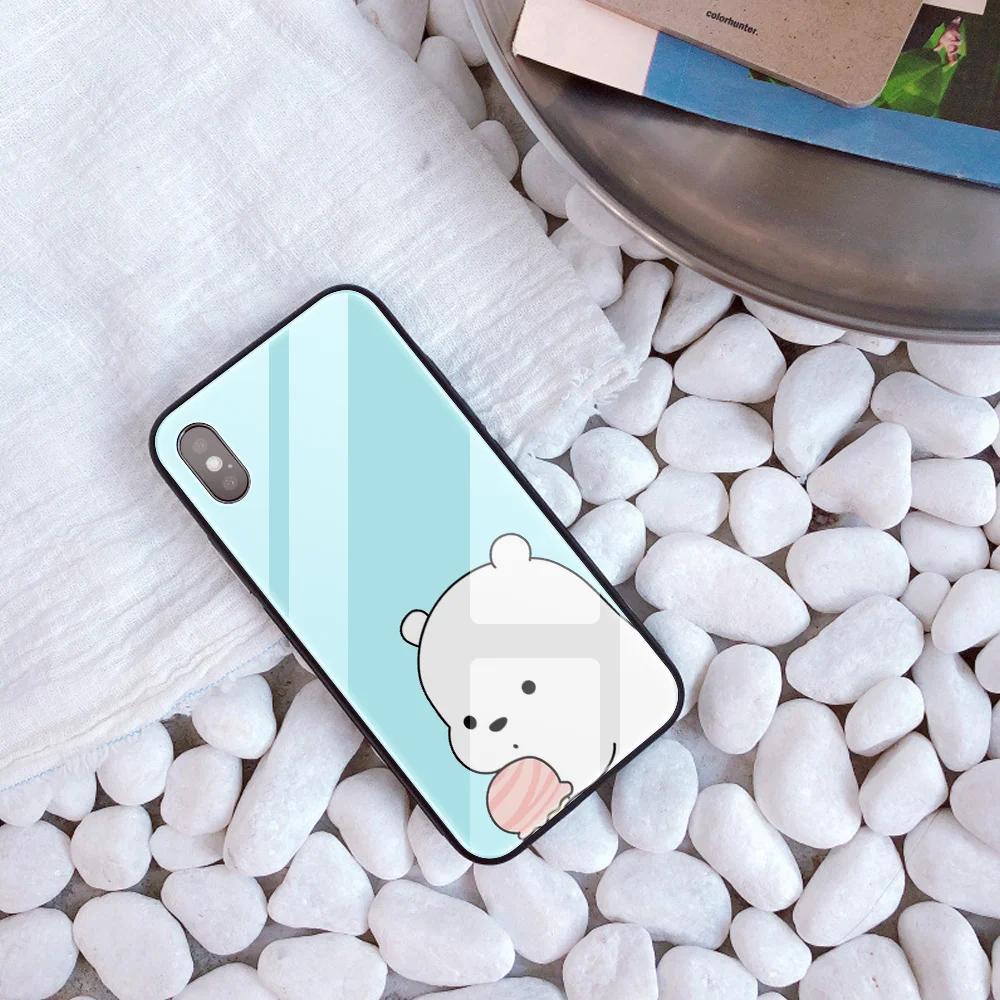 20439 Чехол "сделай сам" для iphone 8X10 7 Plus 6 s capa на заказ Чехол из закаленного стекла для телефона для iphone XS 11 Pro MAX XR 5 S E чехол - Цвет: 20439
