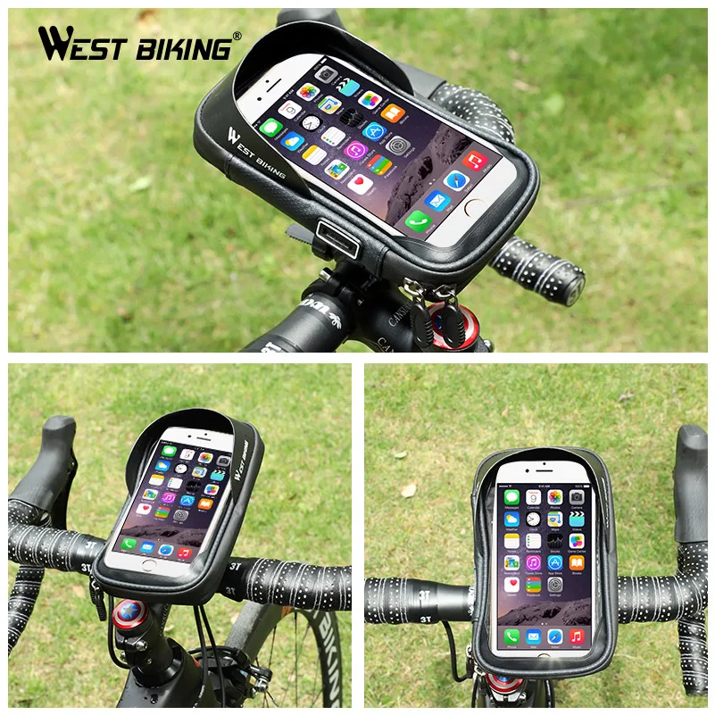 Сумка для горного велосипеда WEST BIKING Водонепроницаемая передняя сумка чехол