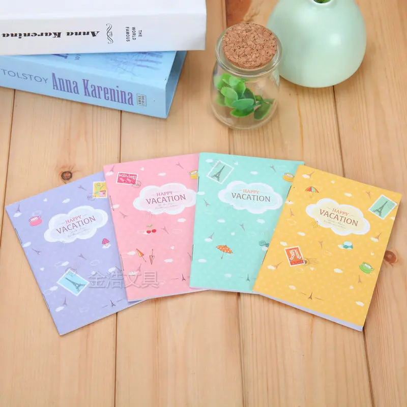 

A4 notebook paper wireless glued notebook cartoon student notebook