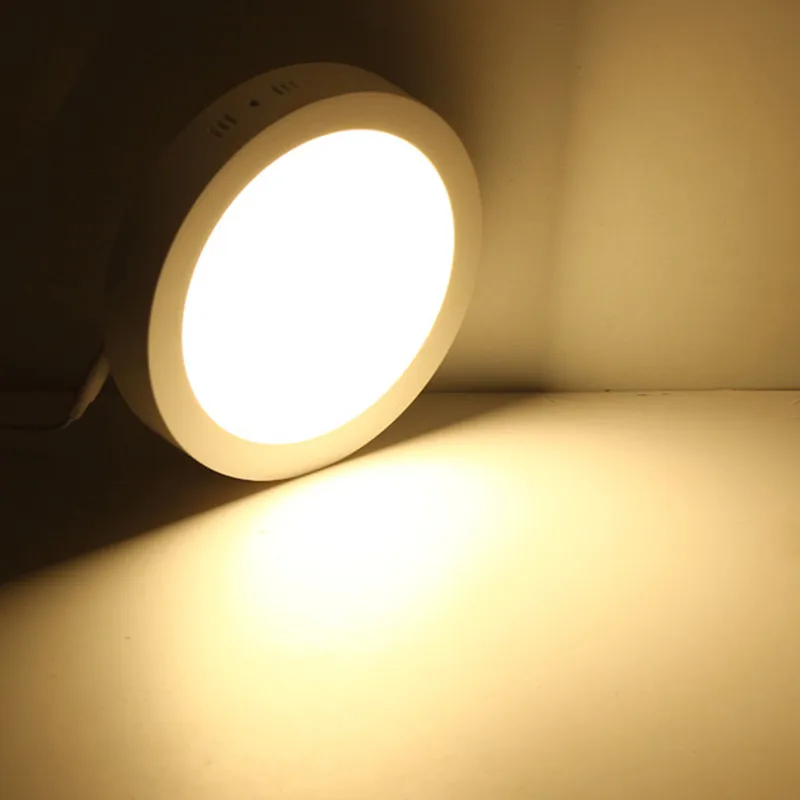 Супер яркий 25 Вт светодиодный потолочный светильник с драйвером 85-265 в теплый белый/холодный белый поверхностный монтаж потолочная панель лампа