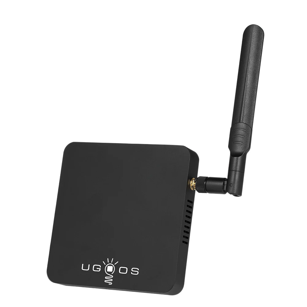 ТВ приставка UGOOS AM3 Android 7 1 Amlogic S912 VP9 H.265 UHD 4K 2 ГБ/16 ГБ мини ПК Wi Fi и LAN DLNA медиаплеер