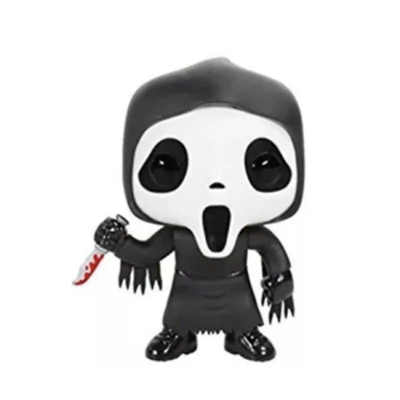 Funko POP IT 472#/473# Pennywise фигурка#52 Billy#51 Ghostface#56/#315 Чаки Коллекционная модель игрушки с коробкой - Цвет: N-Ghostface-51