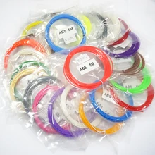5 Meters 3D Pen Printer Plastic Wire SINGLE COLOR IN A BAG 26 Colors for choice 1.75mm ABS Filament