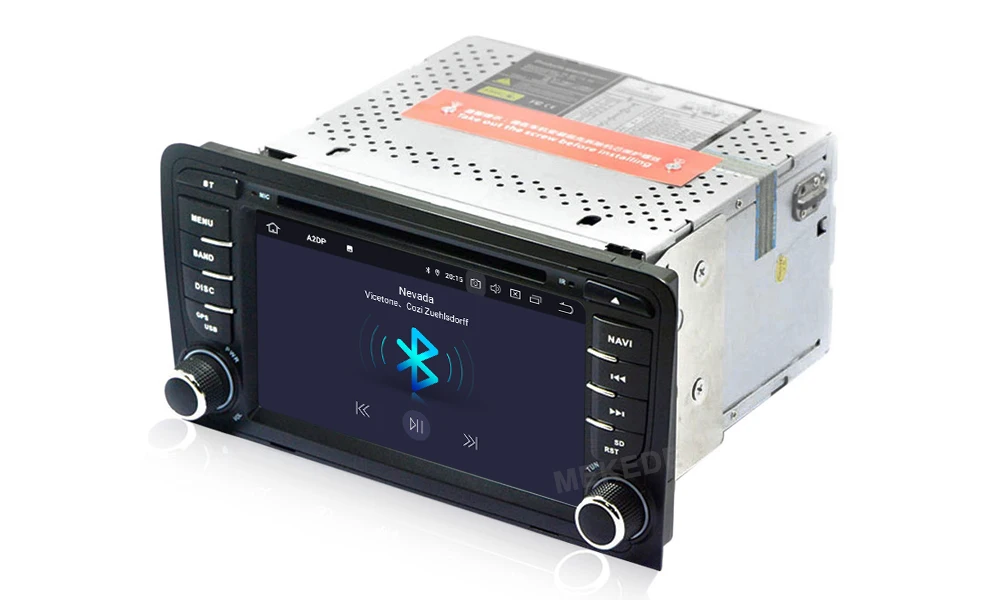 Excellent 2 Din Car Multimedia Player GPS Android 9.0 DVD Automotivo For Audi A4 S4 2002-2008 for audi A3 S3 RS3 Radio 2GB ROM 16GB DSP 16