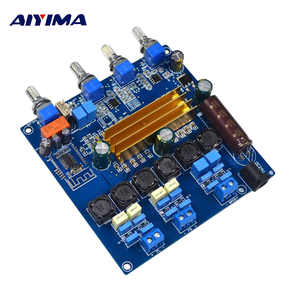 AIYIMA TPA3116 Bluetooth 4,2 сабвуфер усилитель плата 100 Вт+ 50 Вт* 2 Высокая мощность 2,1 канальный цифровой HIFI усилитель плата
