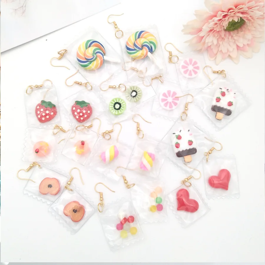 Sweet Fashion 1Pair Hot Korean Fun Candy Color Tra...