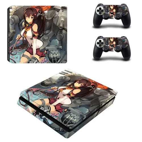 YSP4S-0346 Игра последний из нас PS4 тонкий стикер кожи для sony playstation 4 консоли и контроллеры наклейка PS4 тонкий стикер винил - Цвет: YSP4S-0346
