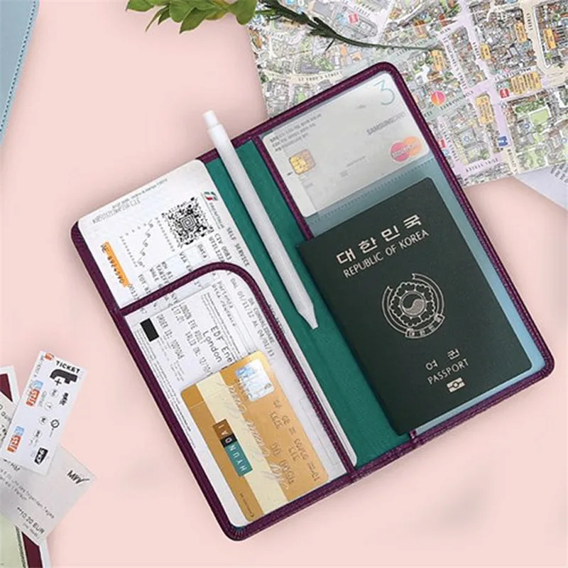 21*10,9 см, чехлы для паспорта из искусственной кожи, высокое качество, бизнес путешествия, длинный держатель для паспорта, билета, ID карты, защитный для паспорта, сумки
