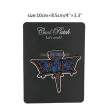 3," Buffy The Vampire Slayer Спайк ТВ фильм Вышитый Логотип Железо на патч гот, панк, рокабилли пользовательские патч доступны