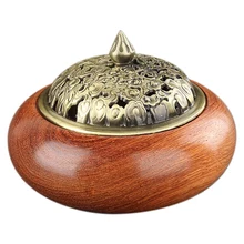 Деревянные ладан горелки портативный курильница буддизм ладан держатель дома Чайный дом Йога Студия благовония подарок