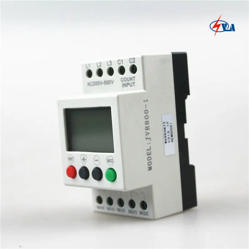 

JVR800-1 Multifunction 3-phase sequence Monitoring relay with counting and timing