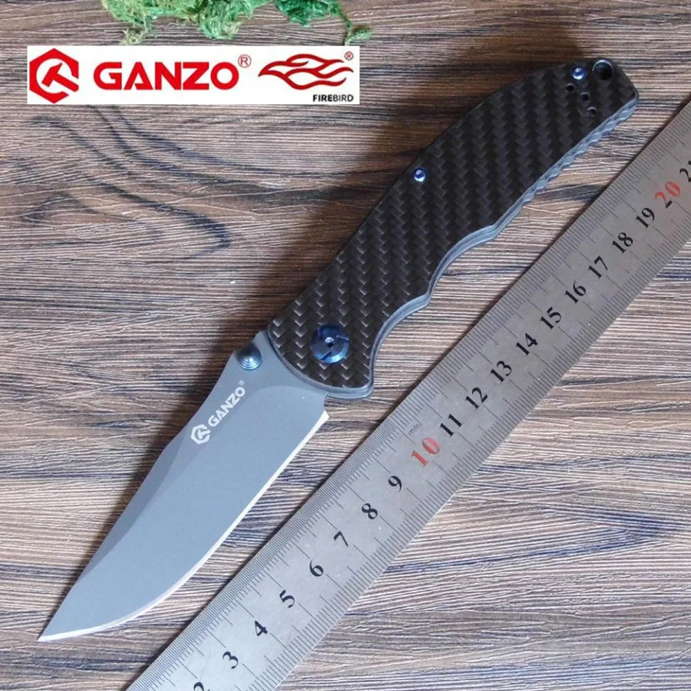 58-60HRC Ganzo G7503 440C blade Carbon Fiber Handle Folding knife Survival Camping tool Pocket Knife tactical edc outdoor tool 58-60HRC Ganzo G7503 440C blade Carbon Fiber Handle Folding knife Survival Camping tool Pocket Knife tactical edc outdoor tool